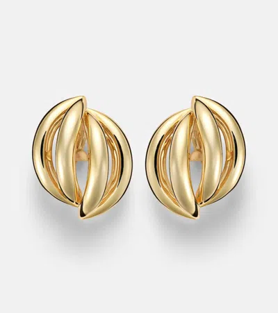 Jennifer Fisher Abstract Line Gold-plated Clip-on Earrings