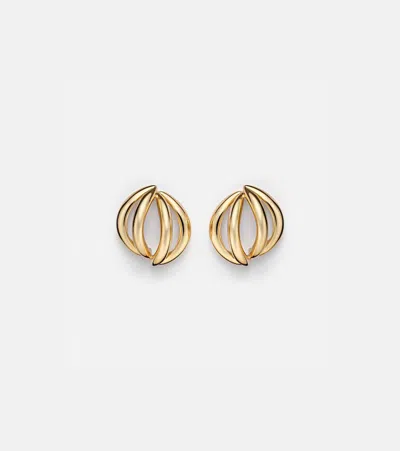 Jennifer Fisher Abstract Line Small Gold-plated Earrings