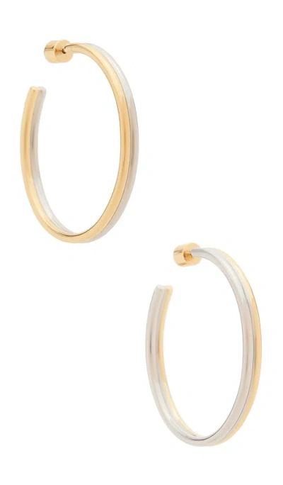Jennifer Fisher Baby Hoop Earrings In Gold