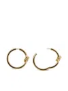 Jennifer Fisher Baby Knot Hoop Earrings In Gold