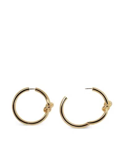 Jennifer Fisher Baby Knot Hoop Earrings In Gold