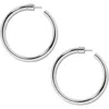 Jennifer Fisher Baby Lilly Hoop Earrings In Silver