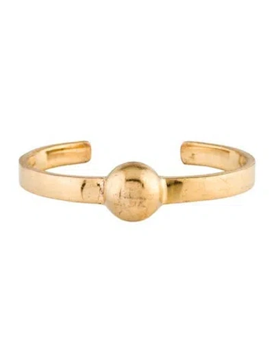Pre-owned Jennifer Fisher Ball Cuff Bracelet, 6.25" In Multi