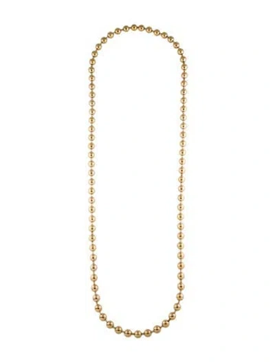 Pre-owned Jennifer Fisher Bead Strand Necklace, 40" In Multi