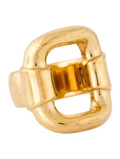 Pre-owned Jennifer Fisher Belt Buckle Cocktail Ring In Multi