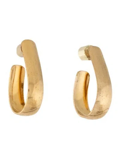 Pre-owned Jennifer Fisher Bolden Hoop Earrings In Multicolor
