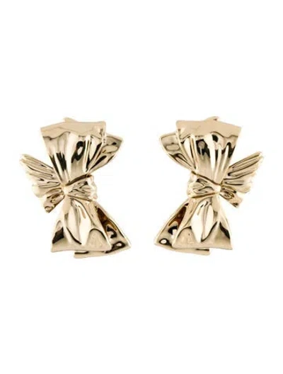 Pre-owned Jennifer Fisher Bow Earrings In Multi