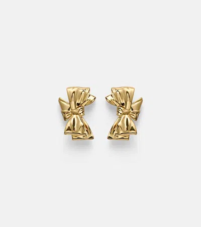 Jennifer Fisher Small Bow Stud Earrings In Gold