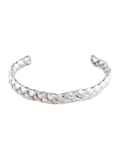 Pre-owned Jennifer Fisher Braided Choker Necklace, 11" In Multicolor