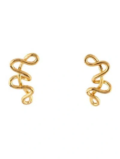 Pre-owned Jennifer Fisher Chaos Drop Earrings In Multicolor