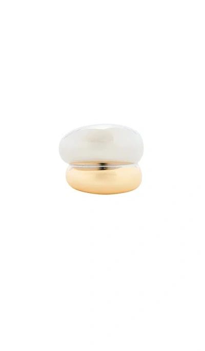 Jennifer Fisher Chavez Band Ring In Neutral