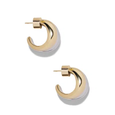 Jennifer Fisher Chavez Hoops Earring In Two-tone