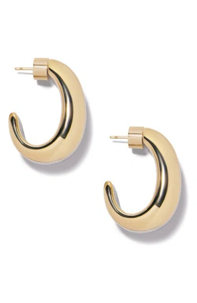 Jennifer Fisher Chavez Huggie Hoop Earrings In Two Tone