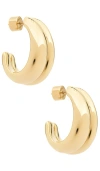 Jennifer Fisher Chavez Huggies In Yellow Gold