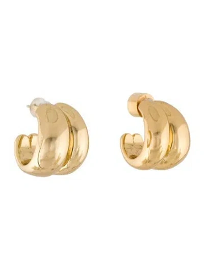 Pre-owned Jennifer Fisher Chavez Micro Huggie Hoop Earrings In Multi