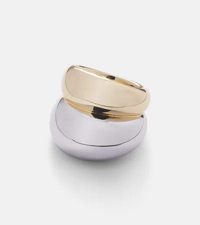Jennifer Fisher Chavez Yellow And White Gold Ring