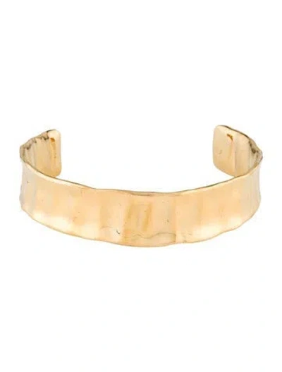 Pre-owned Jennifer Fisher Crinkle Choker Necklace, 13.5" In Multi