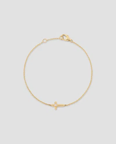 Jennifer Fisher Cross Bracelet In Pink