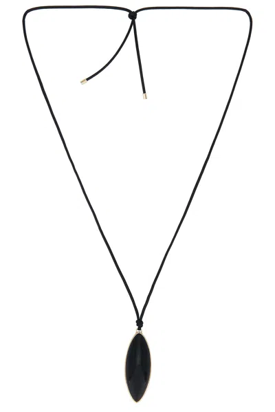 Jennifer Fisher Dagger Pendant Necklace In Black