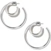 Jennifer Fisher Double Lilly Hoop Earrings In Silver