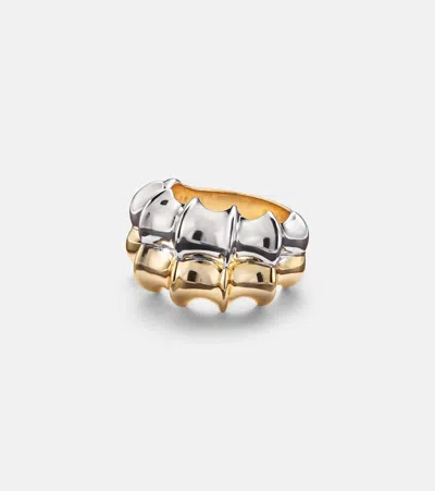 Jennifer Fisher Double Murphy Gold-plated Ring In Multi