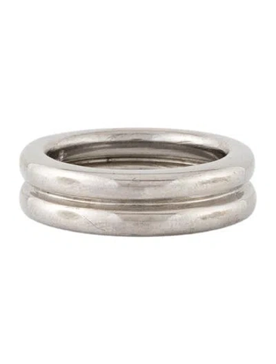Pre-owned Jennifer Fisher Double Row Band Ring In Multicolor