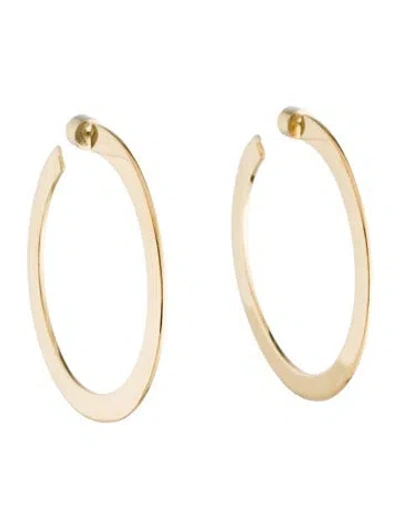 Pre-owned Jennifer Fisher Drew Hoop Earrings In Multi