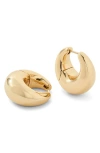 Jennifer Fisher Dylan Mini Dome Huggie Hoop Earrings In Gold