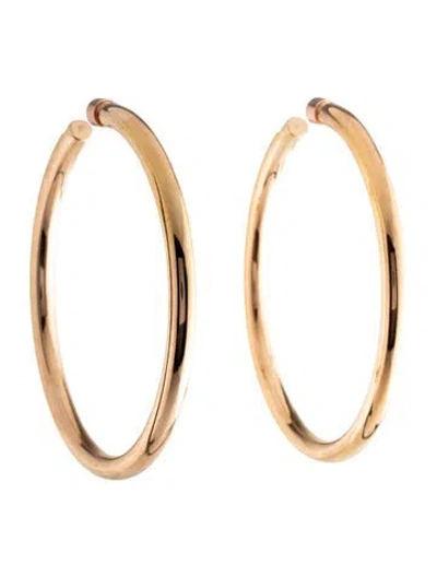 Pre-owned Jennifer Fisher Extra Large Tube Hoop Earrings In Multicolor