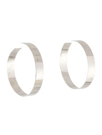 Pre-owned Jennifer Fisher Flat Hoop Earring In Multicolor