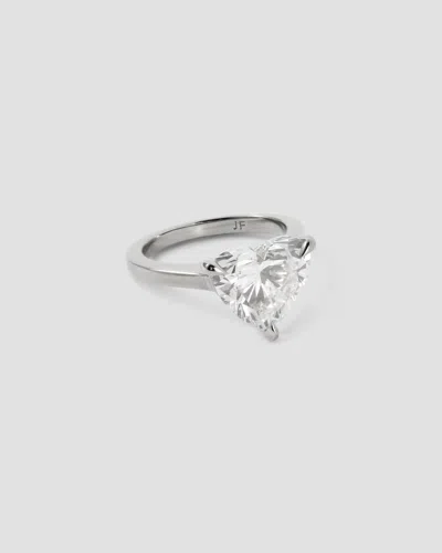 Jennifer Fisher Floating Lab Diamond Heart Ring In Orange
