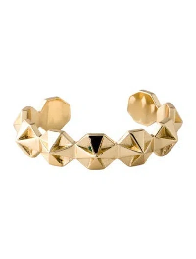 Pre-owned Jennifer Fisher Geometric Cuff Bracelet, 6.25" In Multi