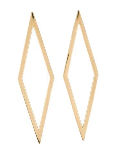 Pre-owned Jennifer Fisher Geometric Shape Drop Earrings In Multi