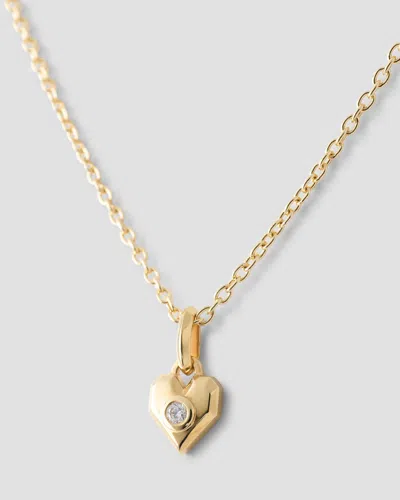 Jennifer Fisher Heart Necklace In Gold