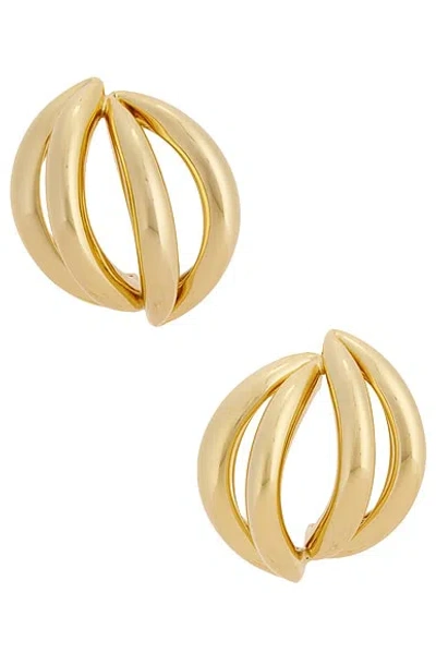 Jennifer Fisher Interlocking Small Earrings In Gold