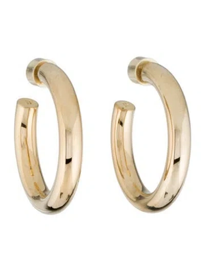 Pre-owned Jennifer Fisher Jamma Baby Tubular Hoop Earrings In Multi