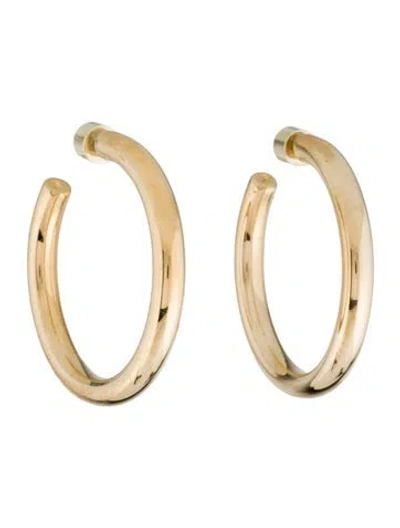 Pre-owned Jennifer Fisher Jamma Tubular Hoop Earrings In Multi