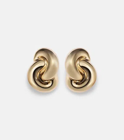 Jennifer Fisher Clip-ohrringe Knot Aus 10kt Gelbgold In Gold