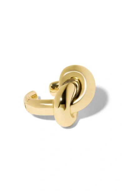 Jennifer Fisher Knot Cuff Bracelet In Yellow Gold