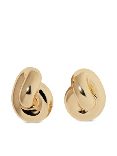 Jennifer Fisher Knot Stud Earrings In Gold