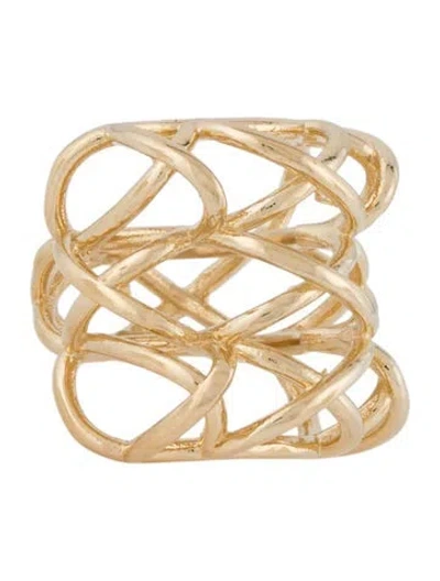 Pre-owned Jennifer Fisher Lace Up Ring In Multicolor