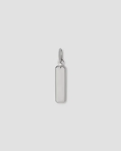 Jennifer Fisher Large Dog Tag In Metallic