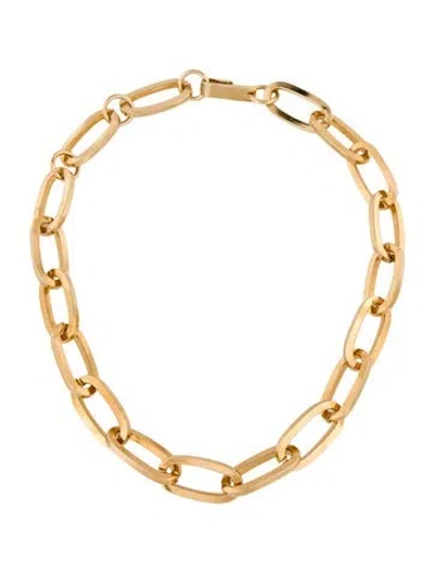 Pre-owned Jennifer Fisher Large Essential Chain Link Choker Necklace, 16.5" In Multicolor