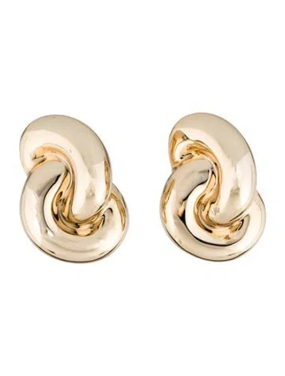 Pre-owned Jennifer Fisher Large Knot Clip-on Earrings In Multi