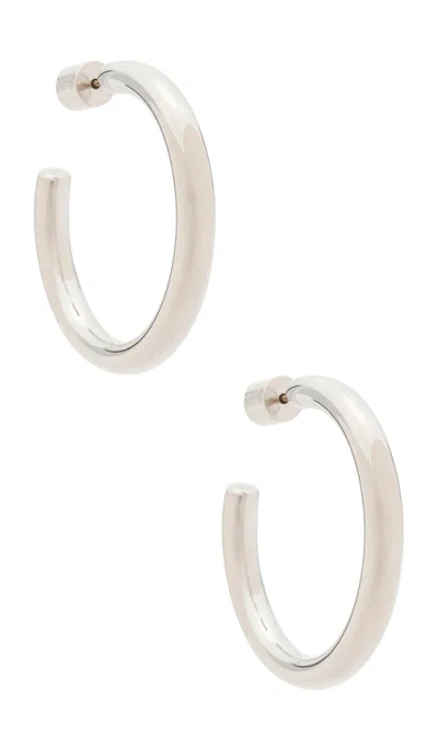 Jennifer Fisher Lilly Mini Hoops In Metallic