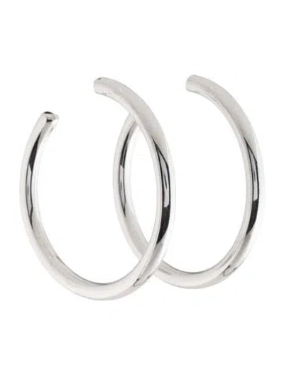 Pre-owned Jennifer Fisher Lily Baby Hoop Earrings In Multicolor