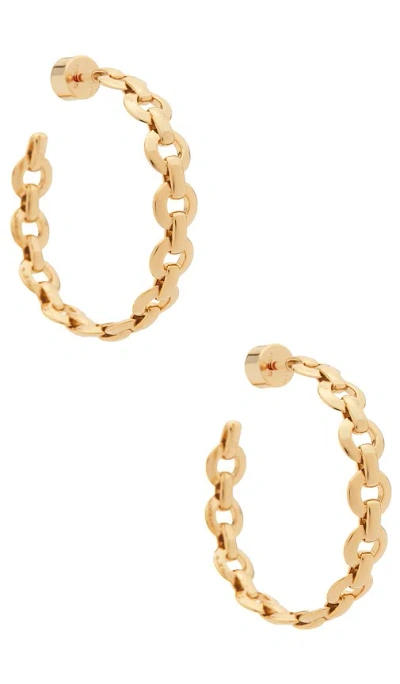 Jennifer Fisher Link Baby Hoop Earrings In Gold