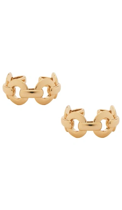 Jennifer Fisher Link Cuff Earrings In Gold