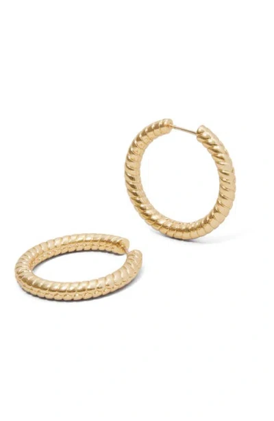 Jennifer Fisher Madison Avenue Huggie Hoop Earrings In Gold