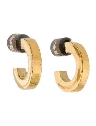 Pre-owned Jennifer Fisher Micro Huggie Hoop Earrings In Multi